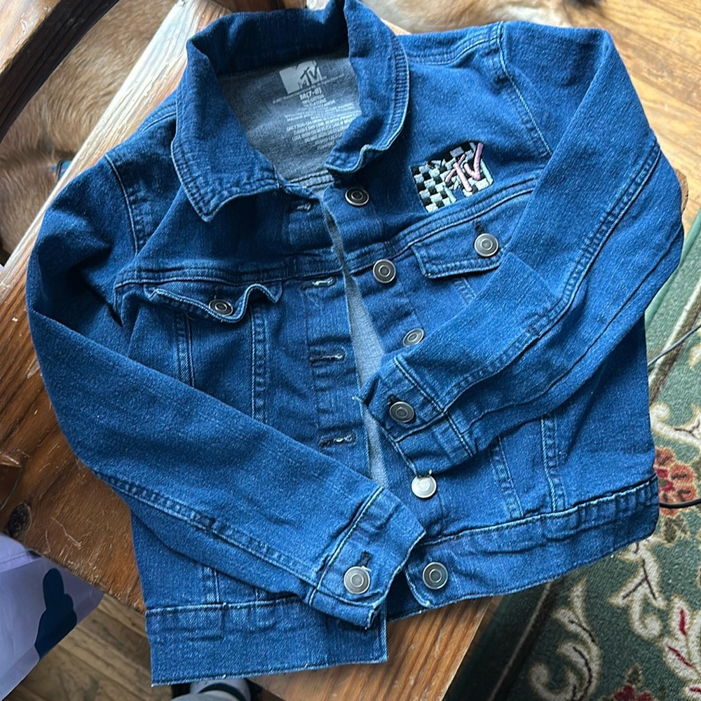 Kids MTV Denim Jean Jacket 7/8
